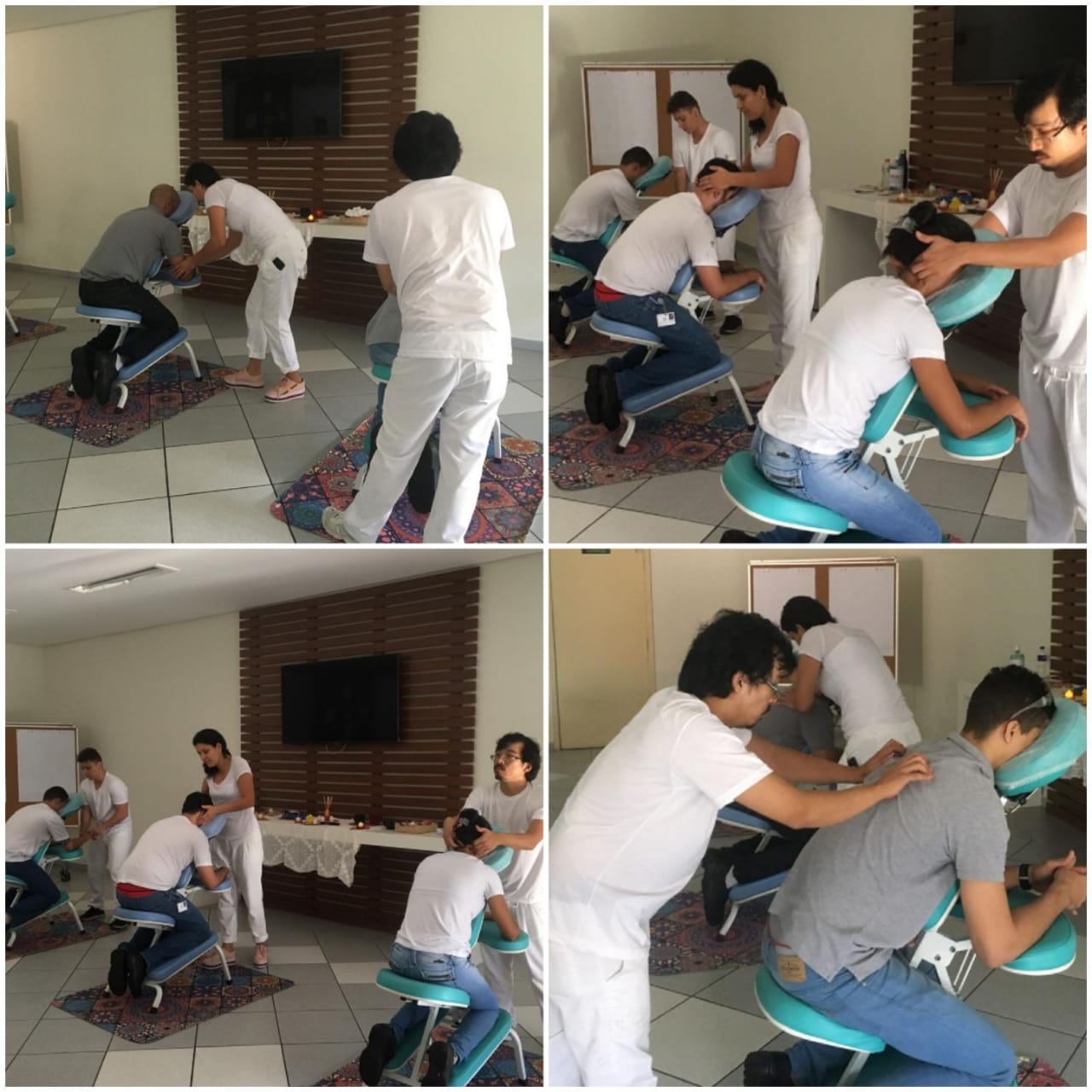 Ação com Quick Massage é destaque em empresa de Limeira
