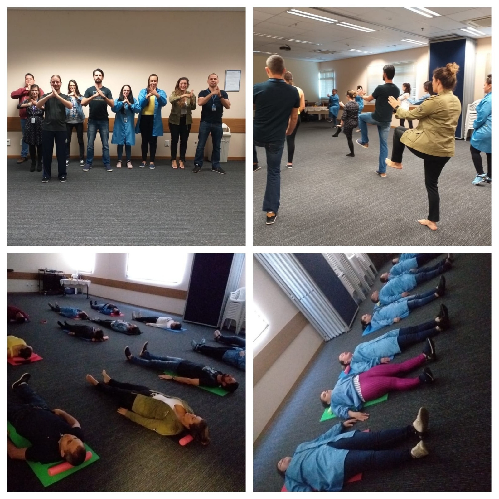 Relaxamento guiado e aula de Tai Chi Cuan marcam abertura de ciclo produtivo de empresa de Hortolândia